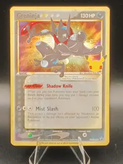 Pokemon TCG Greninja Black Star SWSH144 SWSH: Sword & Shield Promo Holo Dam/HP - Image 1