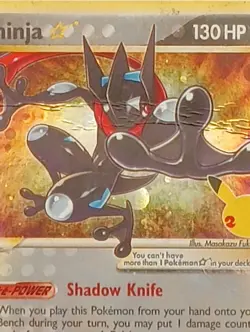 Pokemon TCG Greninja Black Star SWSH144 SWSH: Sword & Shield Promo Holo Dam/HP - Image 3