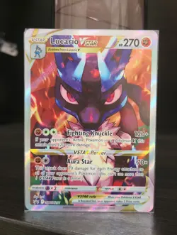 Pokemon TCG Lucario VSTAR SWSH291 Crown Zenith Promo Factory Sealed, Near Mint - Image 1