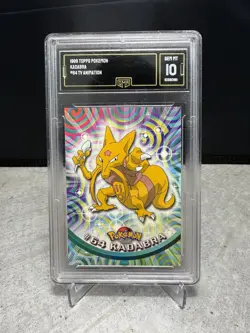 GMA GM 10 1999 TOPPS POKEMON TV #64 KADABRA - Image 1