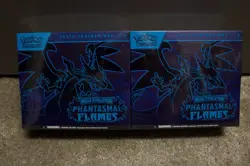 2 Pokemon Mega Evolutions Phantasmal Flames Elite Trainer Boxes Factory Sealed - Image 1