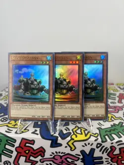 Yugioh Steam Synchron BLAR-EN064 Ultra Rare NM/M PLAYSET x3 - Image 1