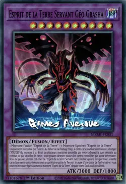 Yu-Gi-Oh ! Esprit de la Terre Servant Geo Grasha MZMI-FR031 VF/SUPER - Image 1