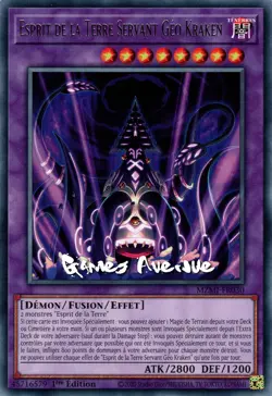 Yu-Gi-Oh ! Esprit de la Terre Servant Geo Kraken MZMI-FR030 VF/RARE - Image 1