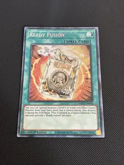 Yugioh | Ready Fusion DAMA-EN066 Secret Rare 1st Edition OG Near Mint NM - Image 1