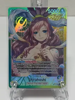 One Piece TCG - Shirahoshi AA Leader OP11 A Fist of Divine Speed English - NM - Image 1