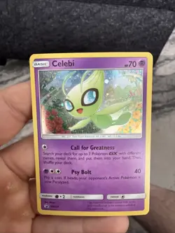 Celebi SM224 Black Star Promo Holo 2019 Pokemon TCG Card - Image 1