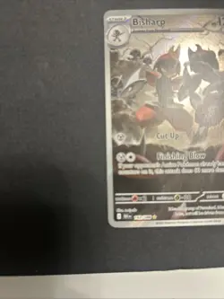 Pokemon TCG Bisharp Card 143/086 Black Bolt Illustration Rare Near Mint - Image 5