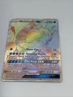 Wishiwashi GX - 151/145 - Pokemon Guardians Rising Sun Moon Secret Rare Card - Image 1