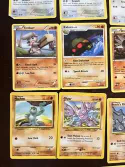 Pokemon Trading Card Lot Fighting Normal Snorlax Gligar Onix Machoke Durant Bear - Image 4