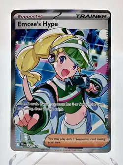 Emcee's Hype - 220/182 - Destined Rivals - Ultra Rare - NM/M - Pokemon Card - Image 2