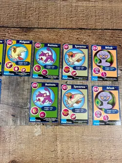 1999 Burger King Pokemon Cards Lot Of 56 Promo Trivia, Poketrivia - VINTAGE Used - Image 4