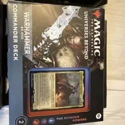 Set of 4 MTG Warhammer 40K Commander Decks, sealed, never opened. - Image 3