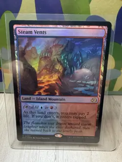 Steam Vents Lorwyn Eclipsed Foil MTG Magic The Gathering Pack Fresh Near Mint - Image 1