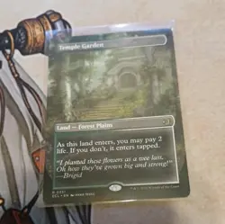 Temple Garden ( Borderless) Lorwyn Eclipsed Pack Fresh MTG MINT - Image 1