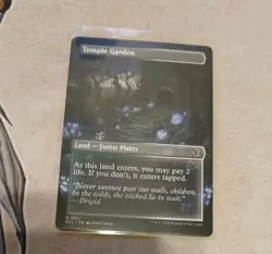 Temple Garden ( Borderless) Lorwyn Eclipsed Pack Fresh MTG MINT - Image 2