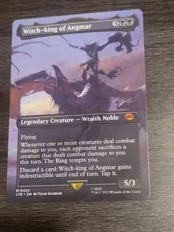 MTG Witch-king of Angmar Borderless the Lord of the Rings 0423 - Image 1
