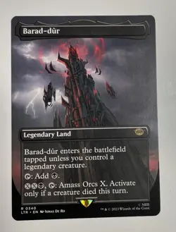 MTG Barad-dur The Lord Of The Rings: Tales Of Middle-Earth Rare 0340 - Image 1
