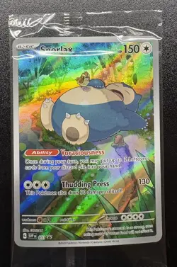 Pokemon 151 Snorlax Holo SVP 051 Black Star Promo-SEALED - Image 1