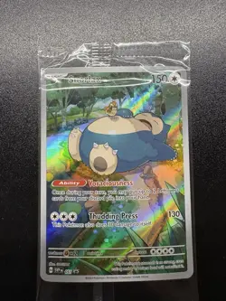 Pokemon 151 Snorlax Holo SVP 051 Black Star Promo-SEALED - Image 2