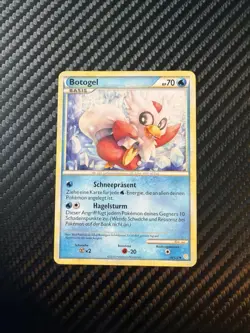 Pokemon TCG Delibird Heartgold Soulsilver 39/123 Regular Botogel Silber - Image 1