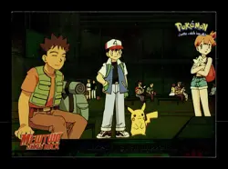 🦉 1999 Pokemon Mewtwo Strikes Back 40 Like It Never Happened Blue Logo Foil - Image 1