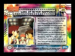 🦉 1999 Pokemon Mewtwo Strikes Back 40 Like It Never Happened Blue Logo Foil - Image 2