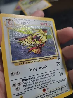 Pidgeot 14/130 - Pokemon TCG Base Set 2 Holo Rare Vintage WOTC LP - Image 3