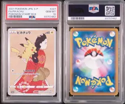 PSA 10 Pikachu Stamp Box 227/S-P Pokemon Japanese Promo Full Art 2021 Gem Mint - Image 3