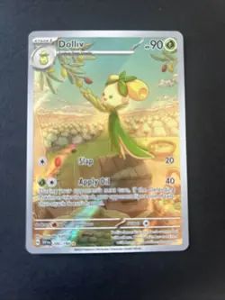 Pokemon TCG Dolliv 200/198 Scarlet & Violet Base Illustration Rare NM Condition - Image 2