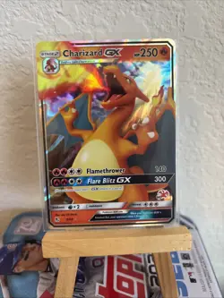 Pokemon Charizard GX 9/68 Hidden Fates Ultra Rare Holo Card Near Mint Condition - Image 3