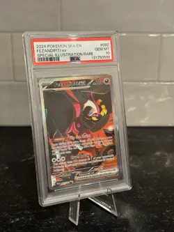 Pokemon TCG Fezandipiti ex 092/064 SIR Shrouded Fable PSA 10 Gem Mint SIR - Image 2