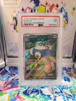 PSA 9 - Snorlax #051 - Pokemon SV Black Star Promos - Image 1