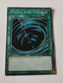 Yu-Gi-Oh! Mystical Space Typhoon (RA02-EN048) Platinum Rare English MINT - Image 1