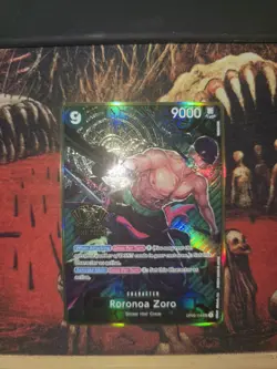 Roronoa Zoro One Piece Japanese Version 2nd Anniversary Set OP06-118 ENGLISH NM - Image 2