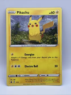 Pokemon Card Pikachu 7/15 McDonalds Promo Holo Rare - Image 1