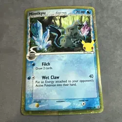 Pokemon TCG - Mimikyu (Delta Species) Jumbo Card SWSH136 Promo - Image 1