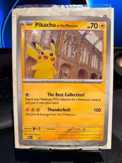 2x Pikachu At The Museum Jumbo Promo Card NM - Image 2