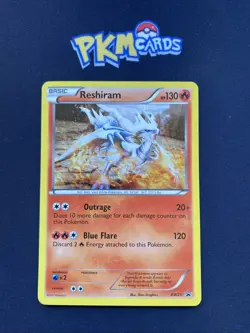 Pokemon TCG Reshiram BW23 Black Star Promo Holo LP. - Image 1
