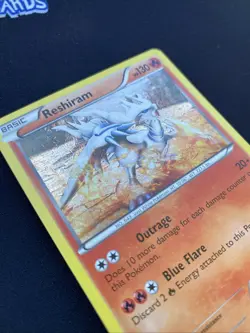 Pokemon TCG Reshiram BW23 Black Star Promo Holo LP. - Image 3