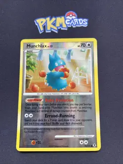 Pokemon TCG Munchlax Rising Rivals 70/111 Reverse Holo MP. - Image 1