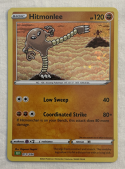 1x Hitmonlee 011/034 CLV Classic Collection Holo Pokemon Card NM - Image 1