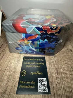 Pokemon Skeledirge ex Tin Factory Sealed (Tear In Shrink Wrap) | Santana Selects - Image 5