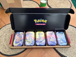Pokemon TCG: Kanto Power Mini Tin 5-Pack Bundle Amazon Exclusive New & Sealed 🚚 - Image 1