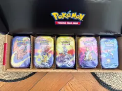 Pokemon TCG: Kanto Power Mini Tin 5-Pack Bundle Amazon Exclusive New & Sealed 🚚 - Image 3