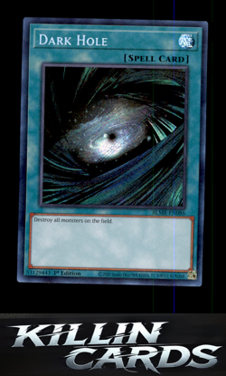 Dark Hole BLMR-EN086 Secret Rare Battles of Legend: Monstrous Revenge YuGiOh Car - Image 1