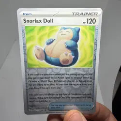 175/182 SNORLAX DOLL | REVERSE HOLO TRAINER | PARADOX RIFT POKEMON CARD *MINT* - Image 1