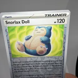 175/182 SNORLAX DOLL | REVERSE HOLO TRAINER | PARADOX RIFT POKEMON CARD *MINT* - Image 2