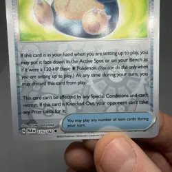 175/182 SNORLAX DOLL | REVERSE HOLO TRAINER | PARADOX RIFT POKEMON CARD *MINT* - Image 3