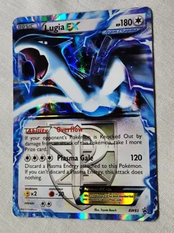 Played Lugia EX - Holo #BW83 Black and White Promo Pokemon TCG - Image 3